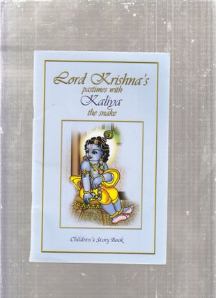 Item #AE28275 Lord Krishna's Pastimes with Kaliya the Snake; Children's Story Book. Tarini Radha...