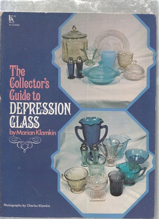 Item #AE29619 The Collector's Guide to Depression Glass. Marion Klamkin