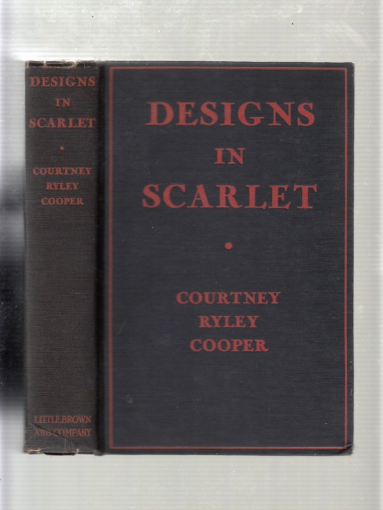 Item #D7763 Designs in Scarlet. Courtney Ryley Cooper.