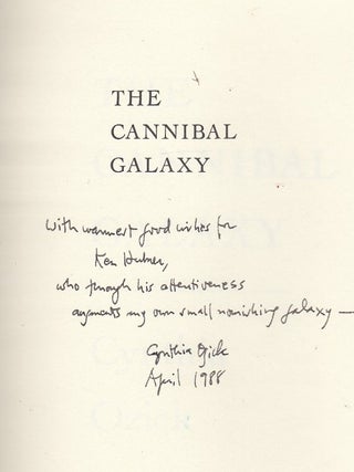 Item #D978 The Cannibal Galaxy. Cynthia Ozick