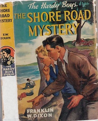 Item #E11229B The Shore Road Mystery: The Hardy Boys No. 6 (in dust jacket). Franklin W. Dixon