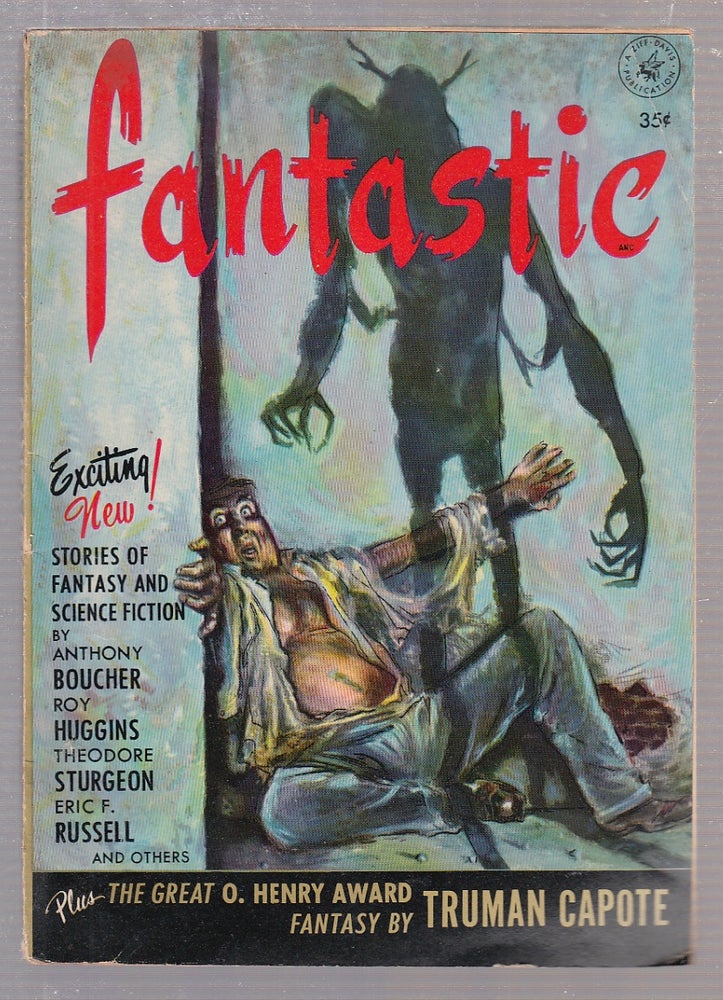 Item #E14471 Fantastic: Fall 1952. Truman Capote, Theodore Sturgeon, Anthony, Boucher.