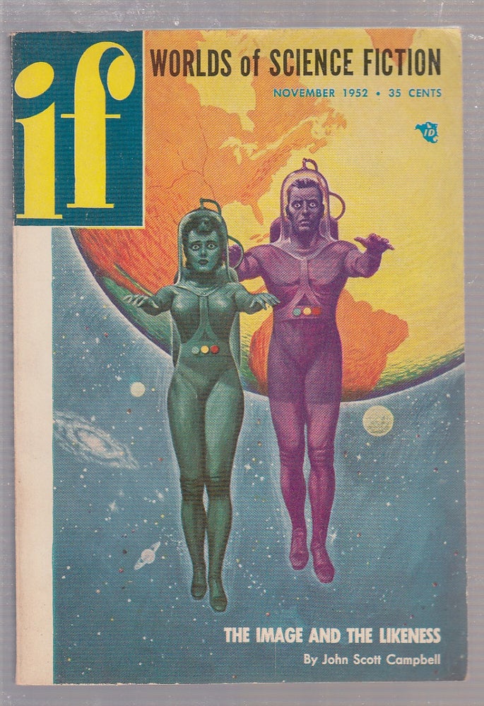 Item #E14507 IF: Worlds of Science Fiction- November 1952. John Scott Campbell, Richard Matheson.