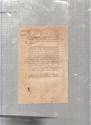 Death, the last Enemy, destroyed by Christ. A Sermon, Preached, March 27, 1776, before The Honorable Continental Congress, on the Death of the Honorable Samuel Ward, Esq. One of the Delegates from the Colony of Rhode Island...