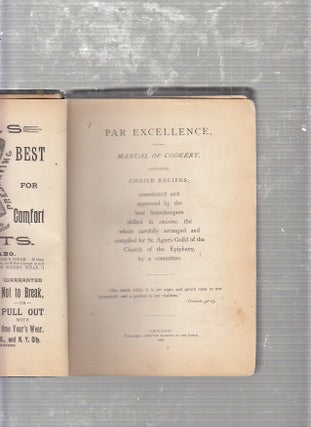 Item #E21895 Par Excellence, A Manual Of Cookery