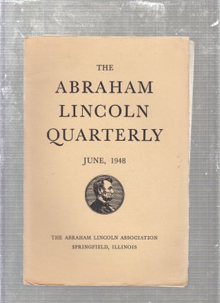 Item #E23890 The Abraham Lincoln Quarterly Vol. V No. 2 June, 1948. Roy P. Bassler