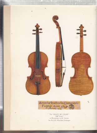 Rare Violins, Violas, Vinocellos of the Seventeenth, Eighteeth and Nineteenth Centuries (calatog)