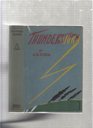 Item #E24472 Thunderstorm (in original dust jacket). G B. Stern, Gladys Bronwyn