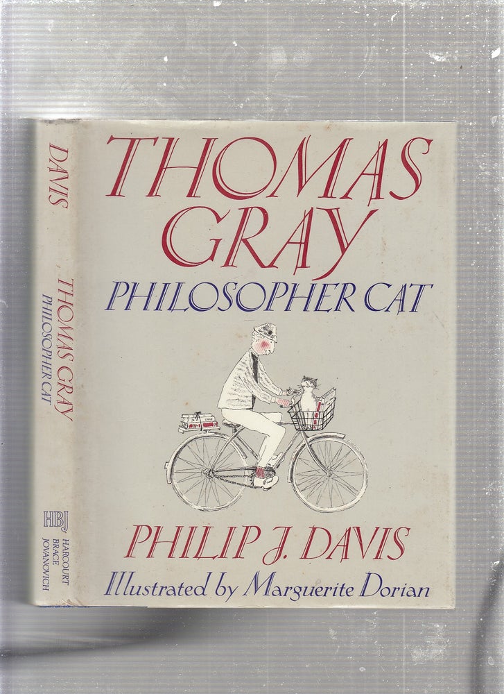 Item #E24557 Thomas Gray: Philosopher Cat. Philip J. Davis.