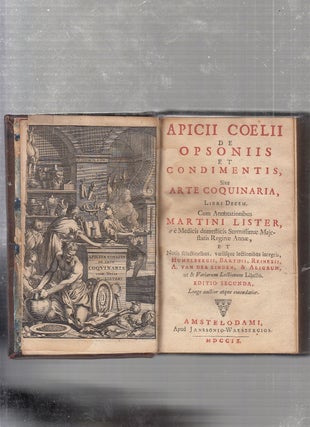 Item #E24912DD Apicii Coelii De Opsoniis Et Condimentis, Sive Arte Coquinaria, Libri Decum cum...
