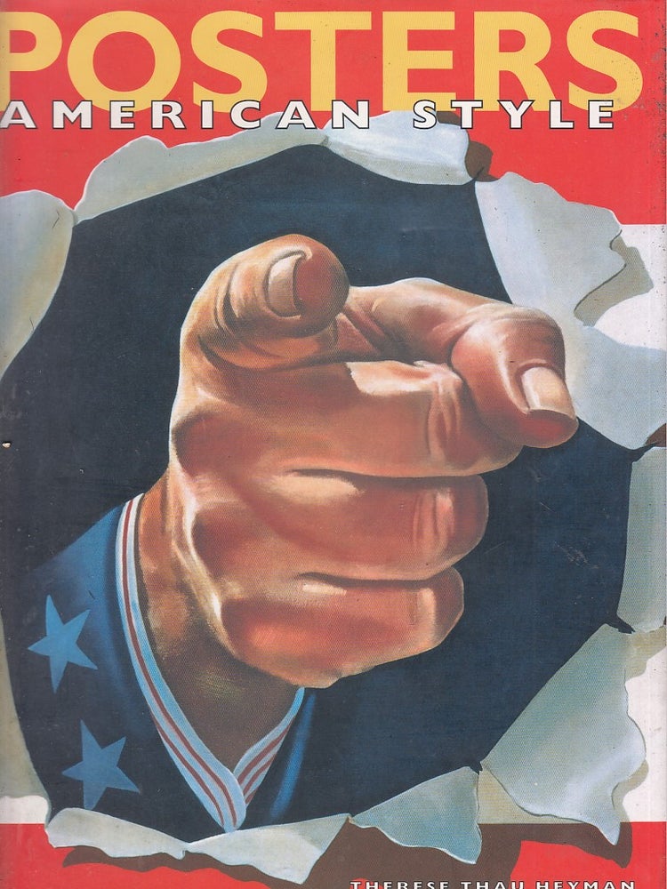Item #E25138 Posters American Style (Abradale Books). Theresa Thau Heyman.