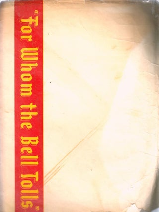 For Whom The Bell Tolls movie souvenir book (with original glassine wrapper and original envelope)