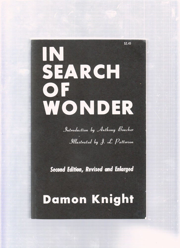 Item #E25757 In Search Of Wonder. Damon Knight.
