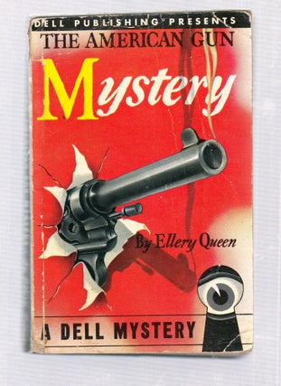 Item #E25793 The American Gun Mystery (Dell map back). Ellery Queen