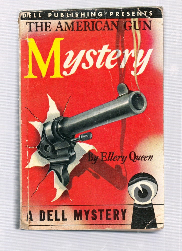 Item #E25793 The American Gun Mystery (Dell map back). Ellery Queen.