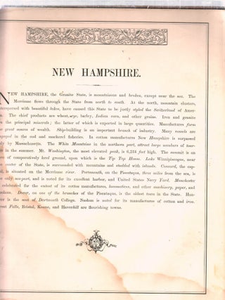 A Hieroglyphic Geography of the United States; Part I containing the States of Maine, New Hampshire, Vermont, Massachusetts, Rhode Island, Connecticut, and New York