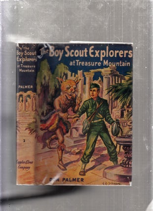 Item #E25990 The Boy Scout Explorers at Treasure Mountain (in original dust jacket). Don Palmer