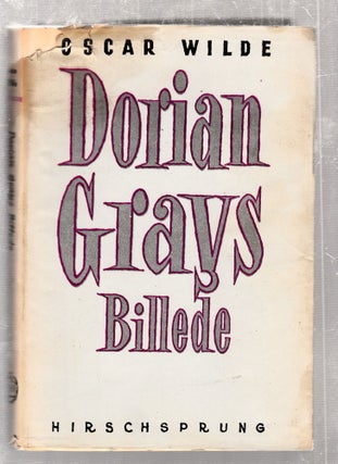 Item #E26098 Dorian Grays Billede (Portrait of Dorian Gray) Danish edition. Oscar Wilde