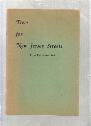 Item #E27142 Trees For New Jersey Streets, First Revision--1965