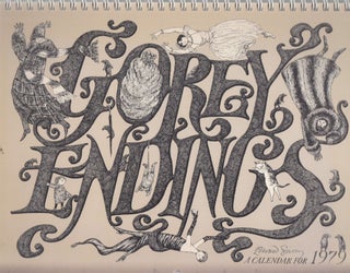 Item #E27459 Gorey Endings: A Calendar for 1979 (signed by Edward Gorey) in original envelope....