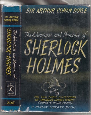 Item #E27505 The Adventures and Memoirs of Sherlock Holms (Modern Library No. 206) in original...