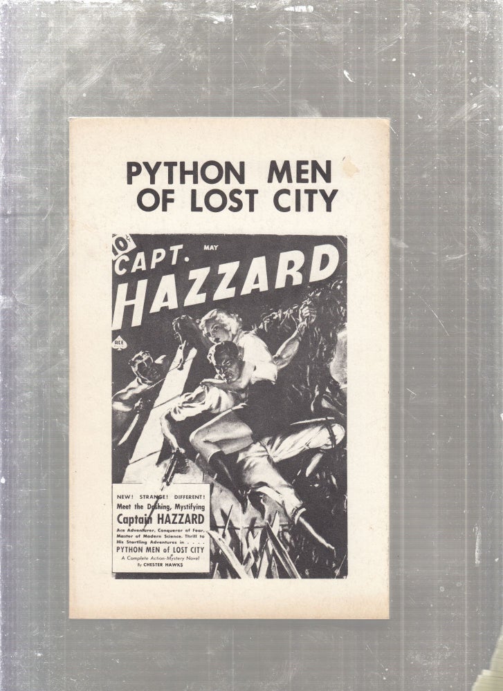 Item #E27599 Python Men Of Lost City (64 pp. Pulp Classics No. 2). Chester Hawks.