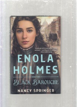 Item #E27965 Enola Holmes and the Black Barouche. Nancy Springer
