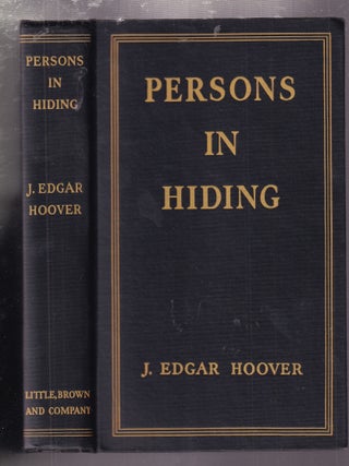 Persons In Hiding (first edition in scarce original dust jacket)