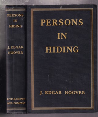 Persons In Hiding (first edition in scarce original dust jacket)