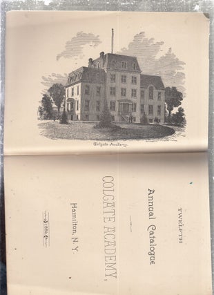 Colgate Academy Annual Catalogue for 1886
