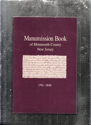 Item #E29660 Manumission Book of Monmouth county, New Jersey 1791-1844