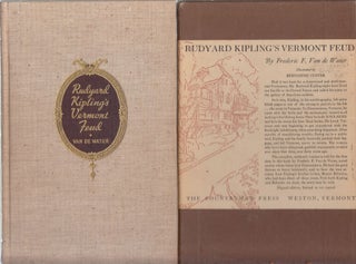 Item #E29750 Rudyard Kipling's Vermont Feud (limited numbered edition signed by author and...