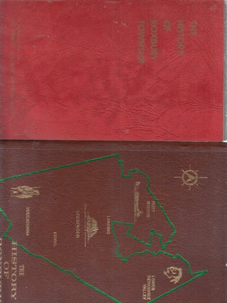 Item #E30456 The Hisotry of Roxbury Township (with The History of roxbury Township 1740-1976 Vol....