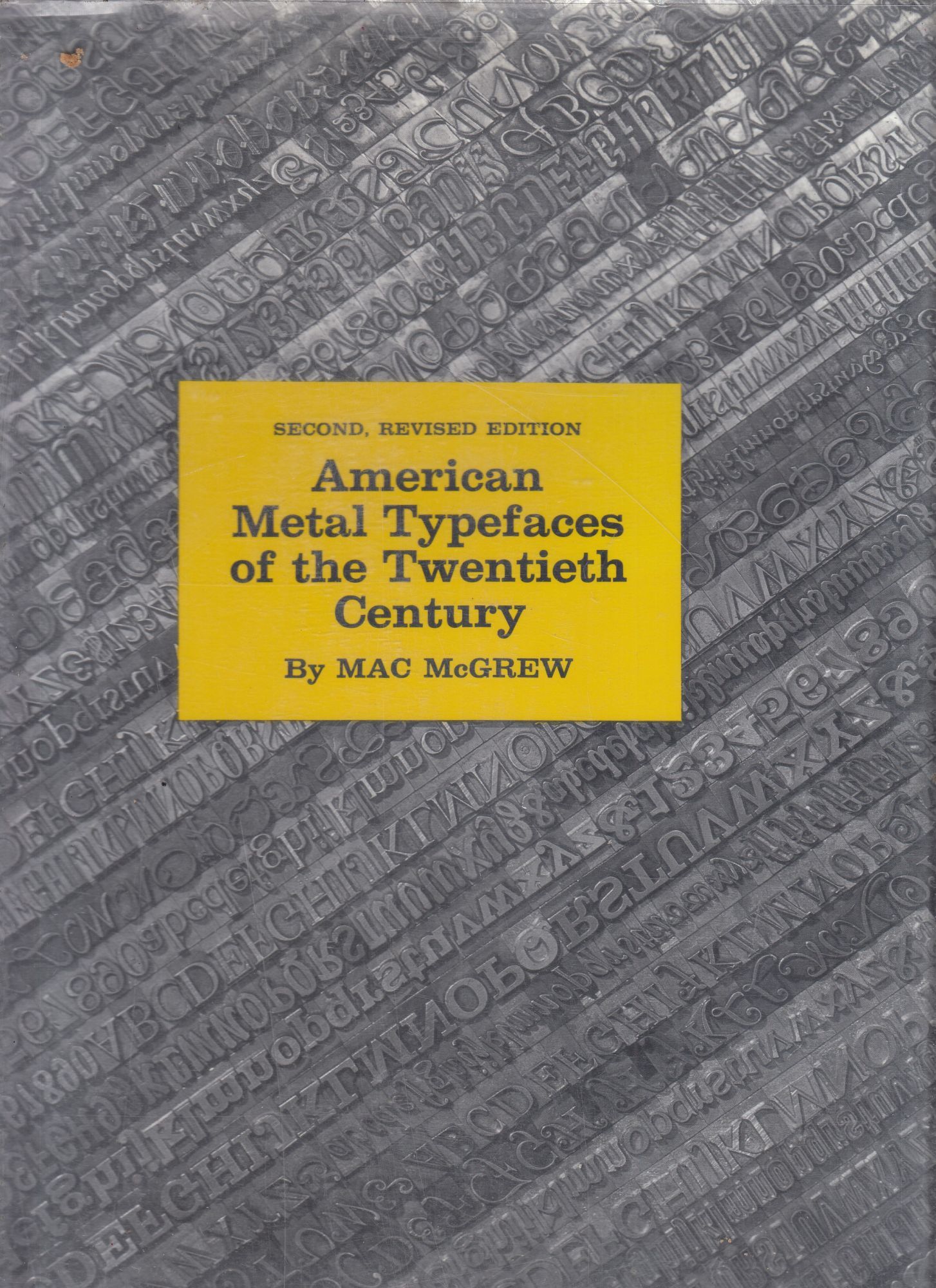 American Metal Typefaces of the Twentieth Century | Mac McGrew