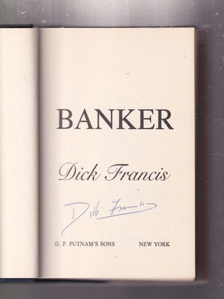 Banker (signed 1st edition