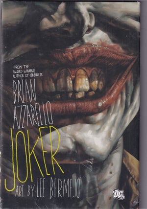 Item #E31917 The Joker. Brian Azzarello, Lee Bermejo