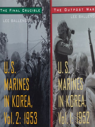 Item #E32449 U.S. Marines in Korea (2 volume set) Vol. 1: 1952 --The Outlook War; Vool. 2:...