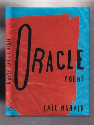 Item #E32828a Oracle Poems. Cate Marvin