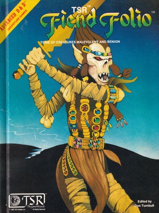 Item #E34063 Advanced D&D Fiend Folio: Tome of Creatures Malevolent and Benign. Don Turnbull