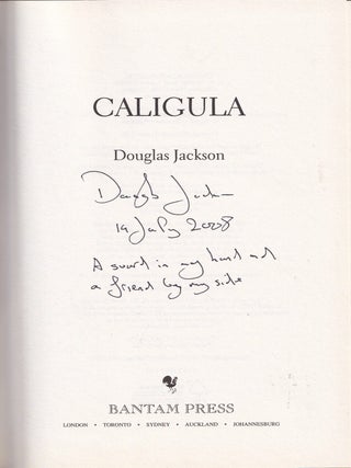 Item #E35377 Caligula (signed first edition). Douglas Jackson