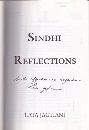 Item #E35487m Sindhi Reflections: 140 Lives and the Indian Partition (SIGNED/INSCRIBED BUT NOT...