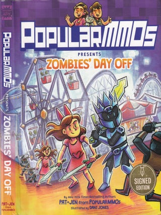 Item #E35532 PopularMMOS: Zombie's Day Off (Signed). Pat + Jen from PopularMMOs