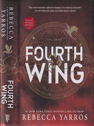 Item #E35607 Fourth Wing (exclusive holiday edition of the first printing). Rebecca Yarros
