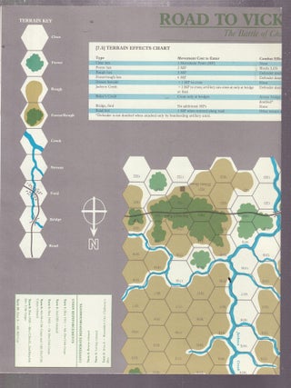 "Strategy & Tactics" The Road To Vicksburg (No. 103 Septenber-October 1985