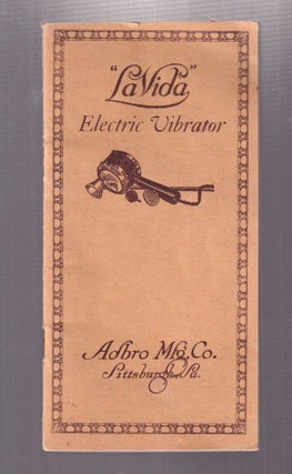 Item #E35923 "La Vida" Electric Vibrator advertising booklet. Adbro Mfg. Co