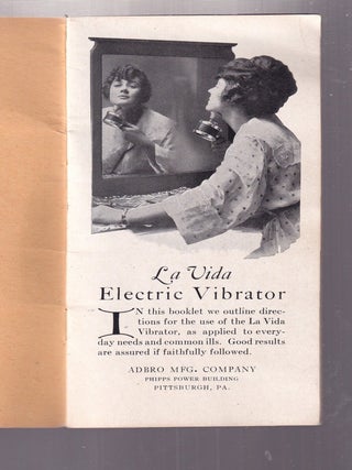 "La Vida" Electric Vibrator advertising booklet