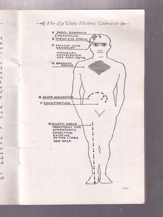 "La Vida" Electric Vibrator advertising booklet