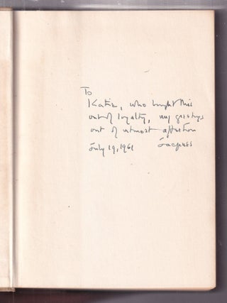 Item #E35936 The Delights of Detection (warmly inscribed by Barzun). Jacques Barzun, ed. and intro