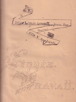 Agnes in Search of Truth; and Other Sketches (with ornate hand drawn ownership identifications)