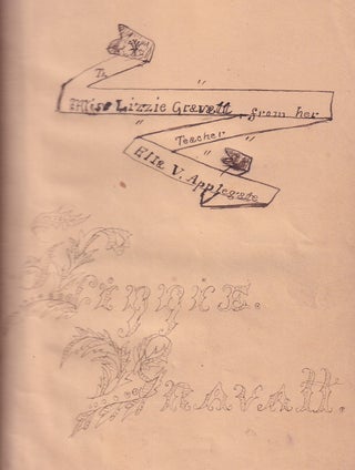 Agnes in Search of Truth; and Other Sketches (with ornate hand drawn ownership identifications)